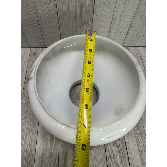 Vtg Victorian Hurricane Oil Lamp Painted Floral Design 13" Tall Decor Use - Picture 14 of 14